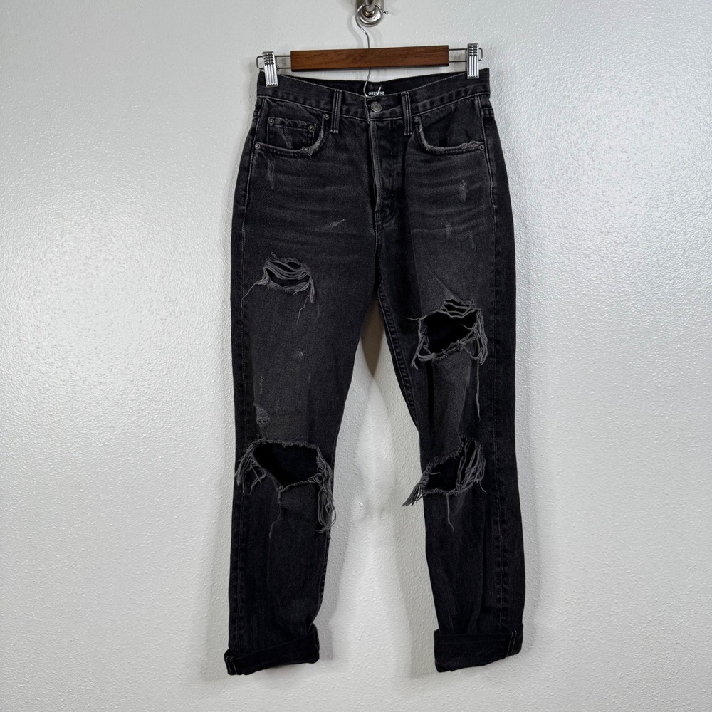 GRLFRND Black Distressed Karolina Travelin' Band‎ Size 24